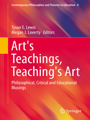 cover image of Art's Teachings, Teaching's Art